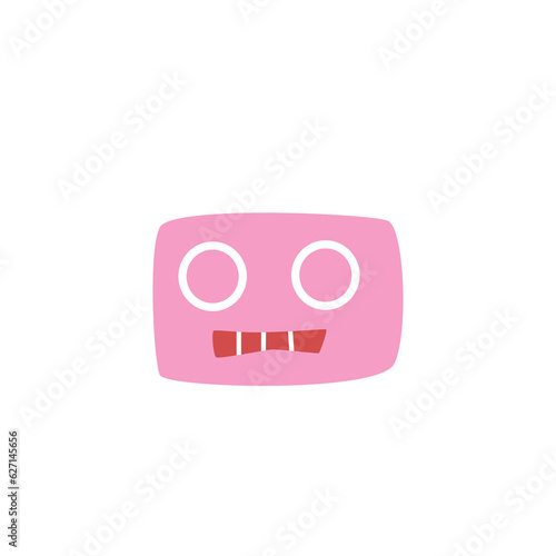 pink radio phone cartoon