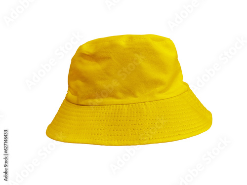 yellow bucket hat PNG transparent