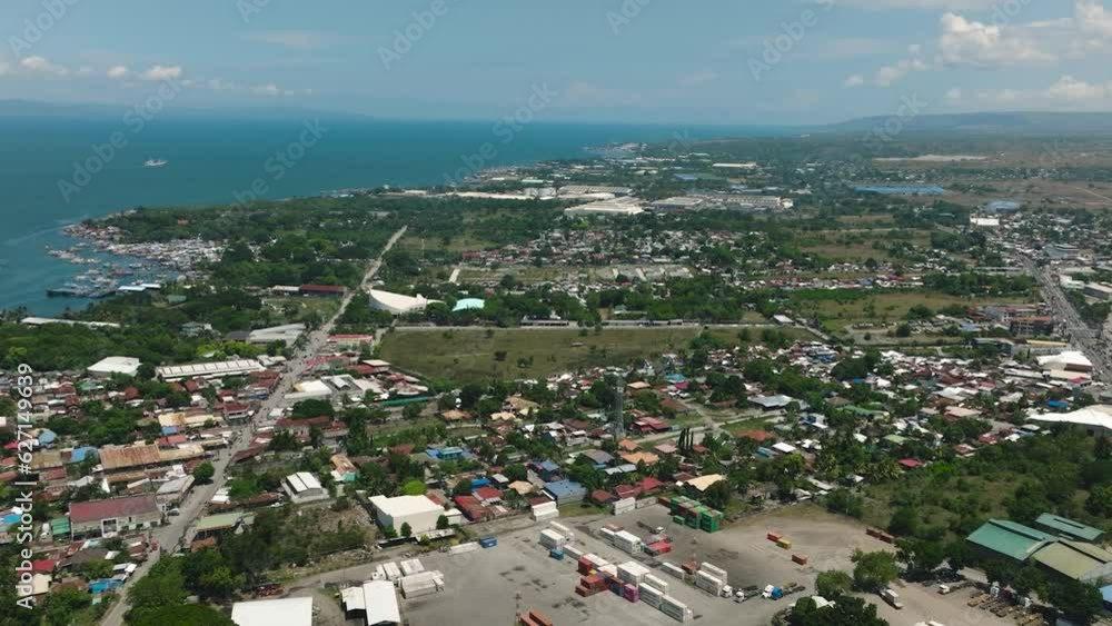 General Santos City. Modern and business building in daytime. Mindanao, Philippines. General Santos City. Modern and business building in daytime. Mindanao, Philippines.
