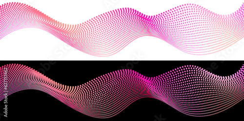 hot pink sound data wave so cute