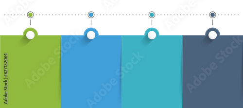 Infographic template with 4 steps, workflow, process chart