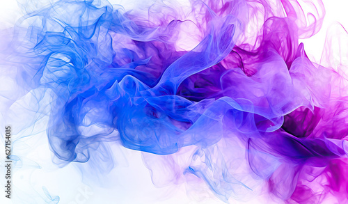 abstract colorful smoke black and blue smoke abstract illustration in the style smoke on white background