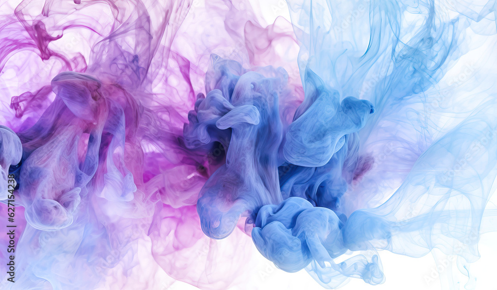 abstract colorful smoke,black and blue smoke abstract illustration in the style,smoke on white background