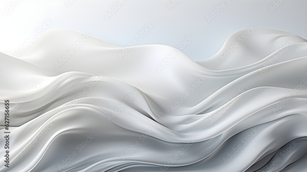 Obraz premium Refined Simplicity: Minimalist White Linen Background