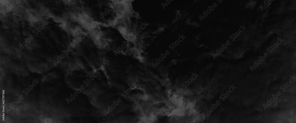 Dark dramatic sky with black stormy clouds before rain or snow as abstract background, dramatic dark storm rain clouds black sky background, dark thunderstorm clouds rainny atmosphere.