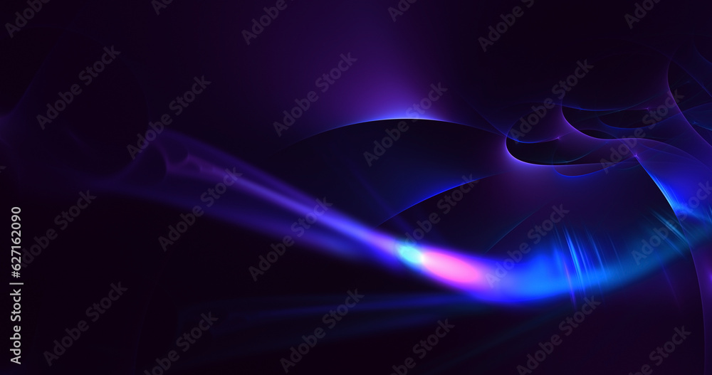 Obraz premium 3D rendering abstract fractal light background