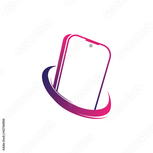 Smartphone Logo, Modern Electronics Vector, Smartphone Shop Design, Electronic Goods