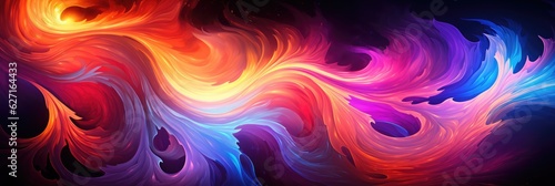 Vibrant Abstract Background With Swirling Neon Colors. Neon Color Palettes, Abstract Backgrounds, Vibrant Color Combinations, Creating Visual Interest, Color Planning