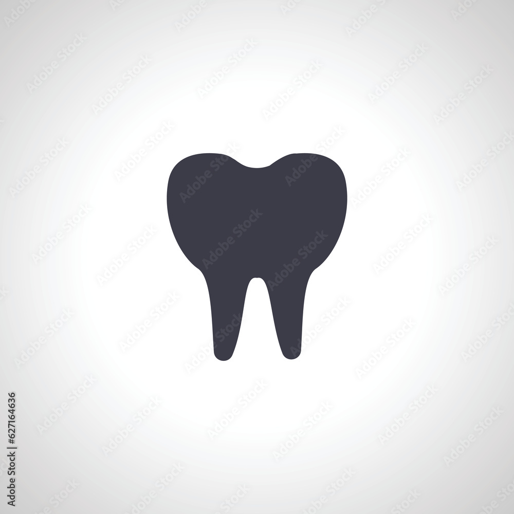 Tooth isolated icon. dental medicine icon Tooth isolated icon. dental medicine icon