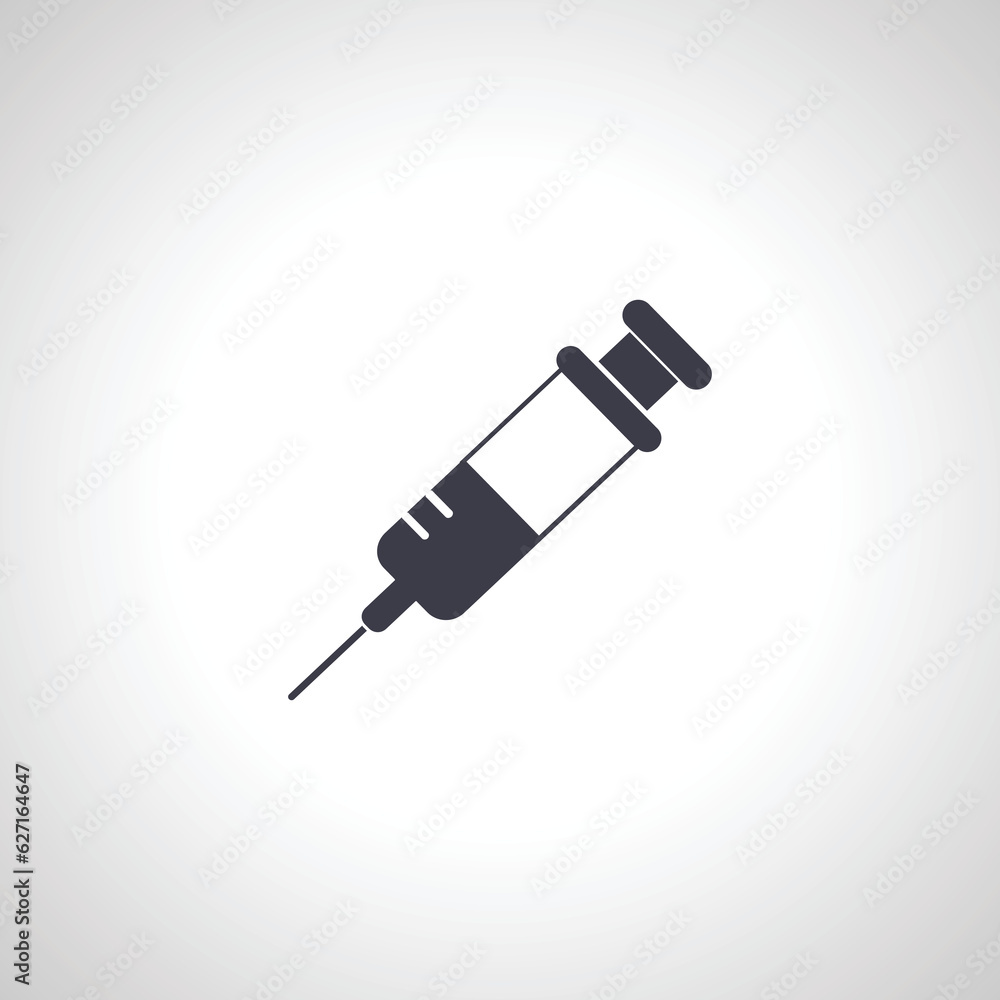 Syringe isolated icon. medicine Syringe icon Syringe isolated icon. medicine Syringe icon