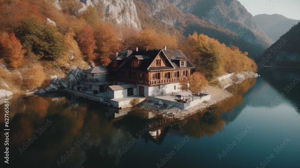 Fototapeta premium House in spring