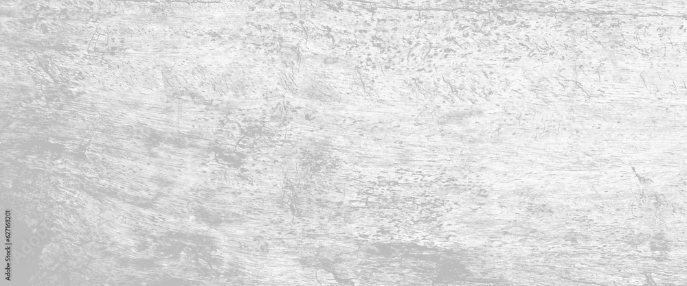 Naklejka premium Old white wooden texture of rustic table. white washed soft wood surface as background texture wood, vector wood planks grunge table background texture. 