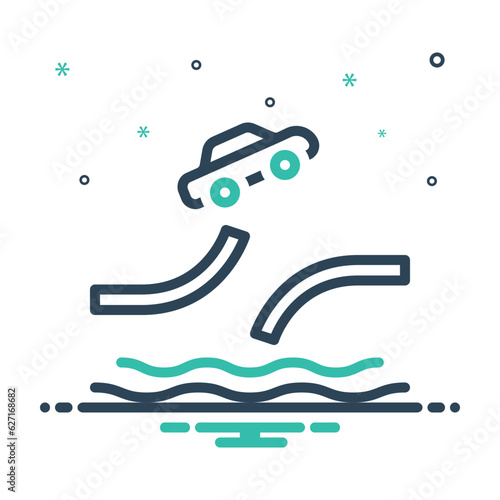 Mix icon for overcome