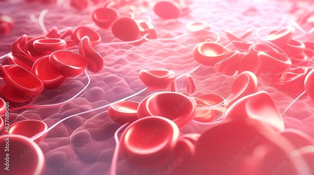 3D illustration mockup of the human organ systems, circulatory, digestive, red and white bloodcells wtih blurred backgroun. Medical education concept, Generative AI illustration 3D illustration mockup of the human organ systems, circulatory, digestive, red and white bloodcells wtih blurred backgroun. Medical education concept, Generative AI illustration