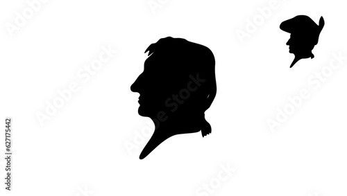 Admiral Horatio Nelson silhouette