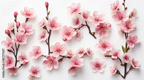 Collection Cherry Blossom white background