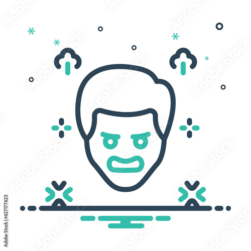 Mix icon for angry