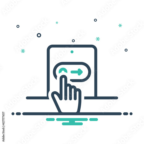 Mix icon for allows