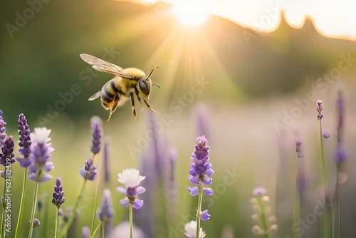bee on a flower © qaiser