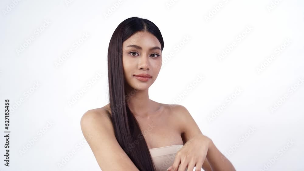 Beautiful young asian woman with clean fresh skin on white background, Face care, Facial treatment, Cosmetology, beauty and spa, Asian women portrait. Beautiful young asian woman with clean fresh skin on white background, Face care, Facial treatment, Cosmetology, beauty and spa, Asian women portrait.