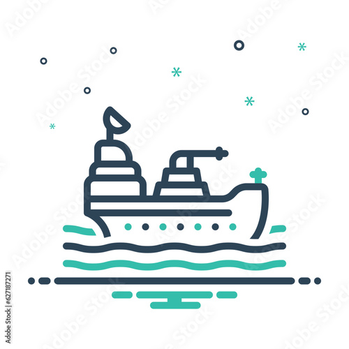 Mix icon for naval
