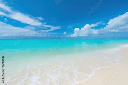 Beautiful background of tropical beach Bright summer sea beach