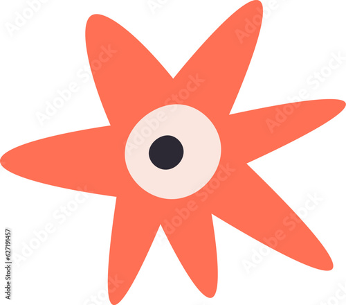Abstract Flower Head