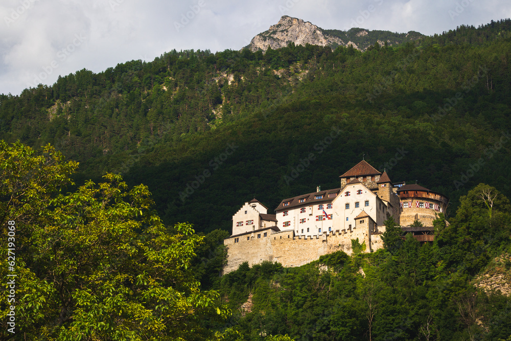 View to Vaduz castle