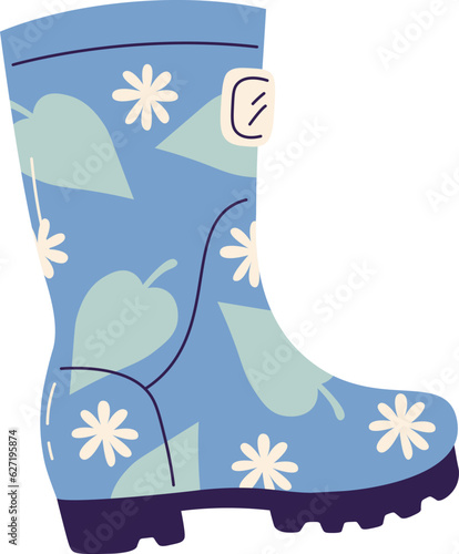 Gumboot Rubber Boot Floral