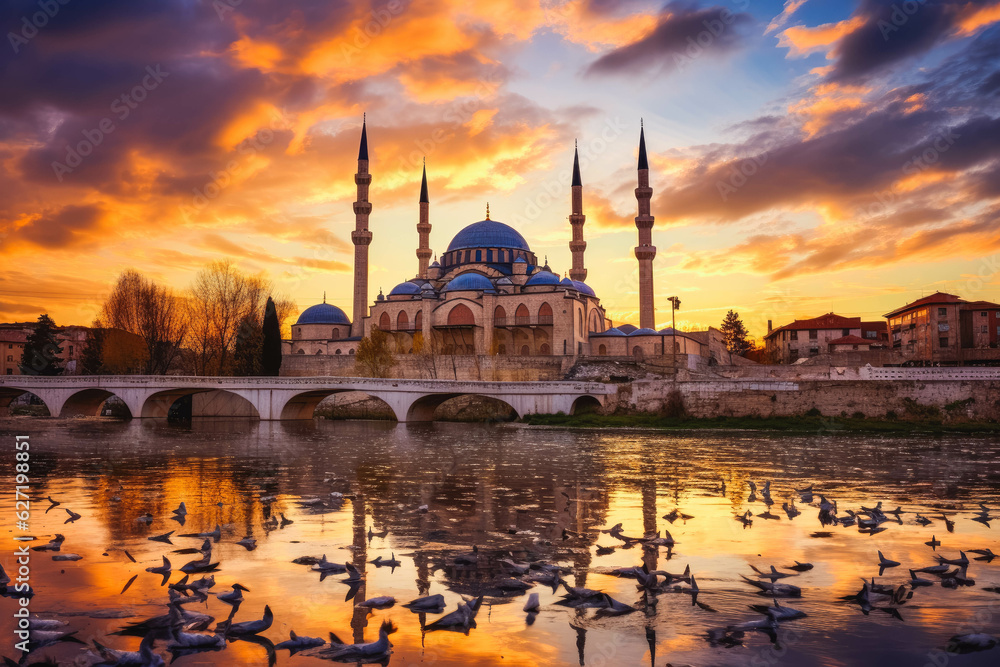 Edirne Turkey travel destination. Tour tourism exploring.