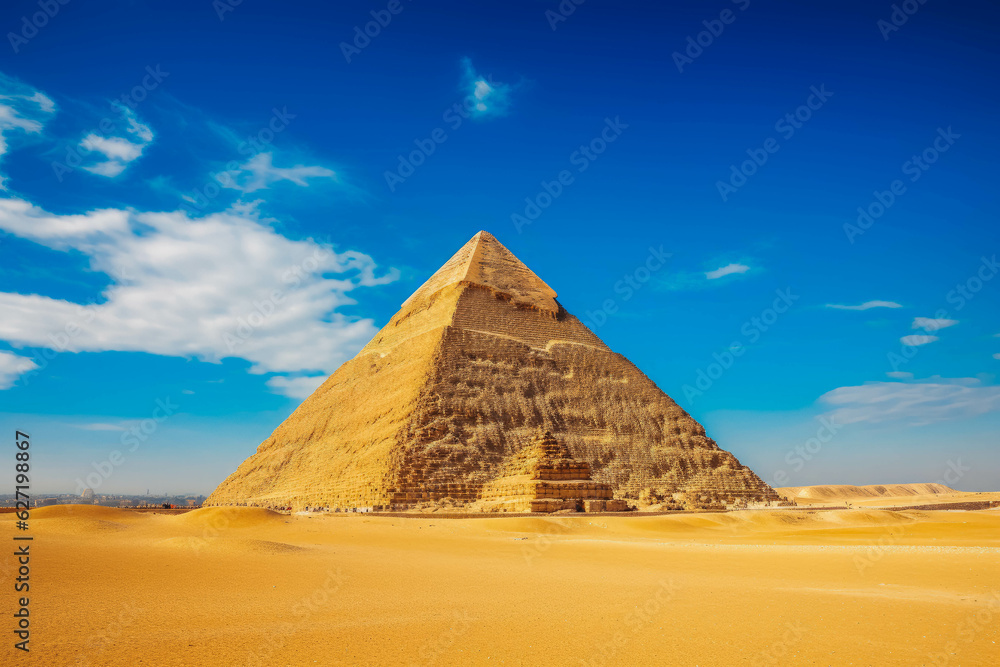 Egypt pyramids travel destination. Tour tourism exploring.