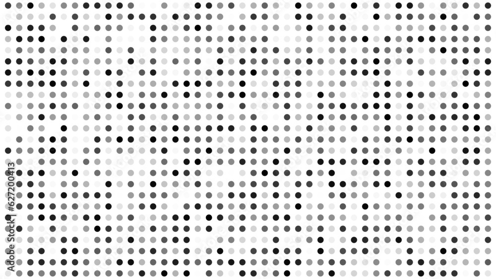 Monochrome halftone background with dots Monochrome halftone background with dots