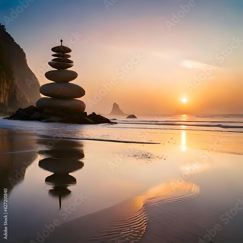 stones on the beach © Akila sandun
