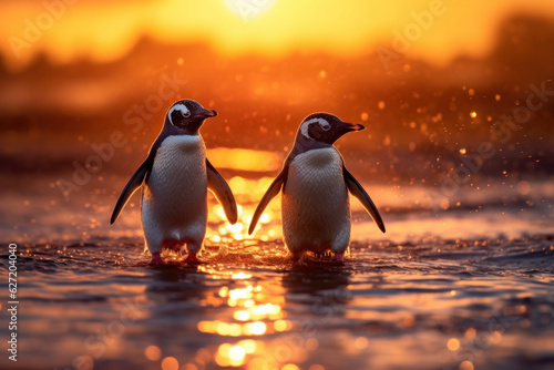 Penguins  Wildlife Photography  Generative AI