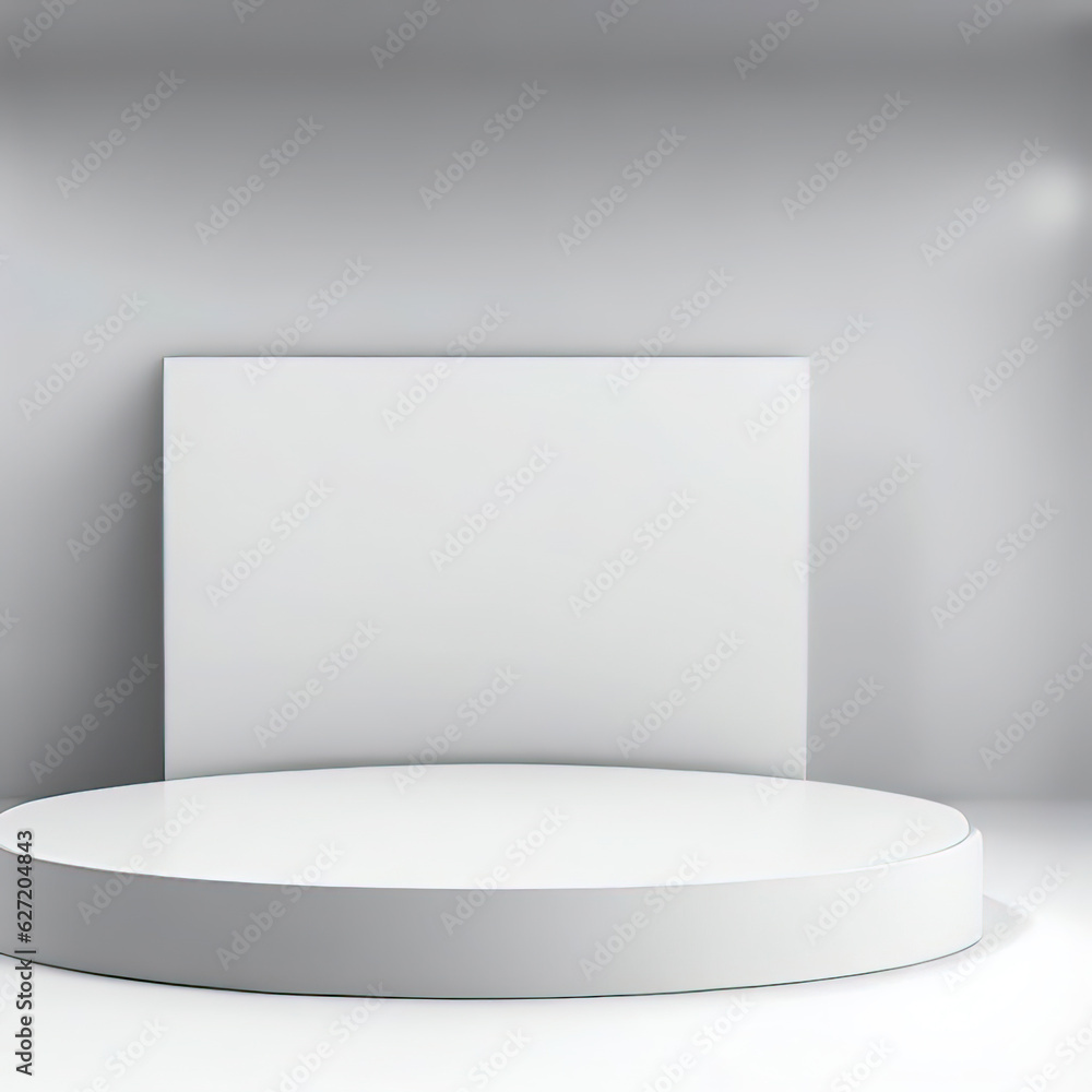 Fototapeta premium mockup podium product background Generative AI 
