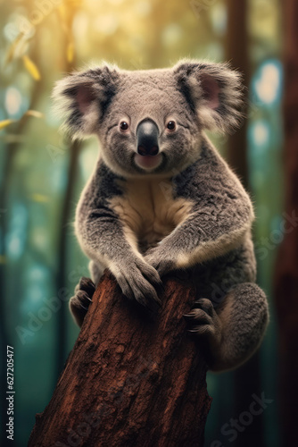 Koala  Wildlife Photography  Generative AI