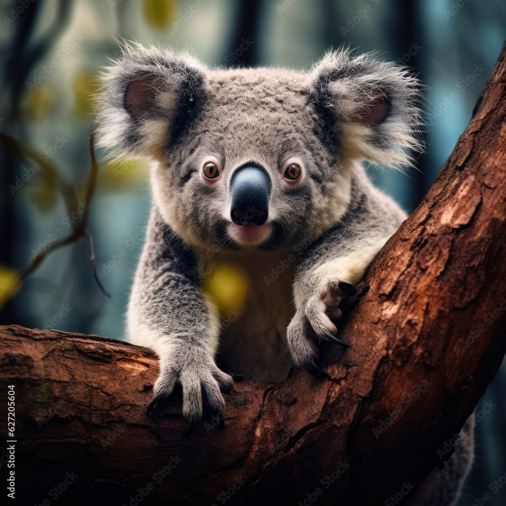 Fototapeta premium Koala, Wildlife Photography, Generative AI