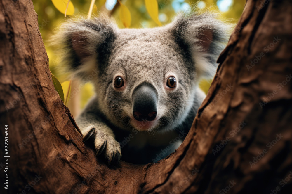 Obraz premium Koala, Wildlife Photography, Generative AI