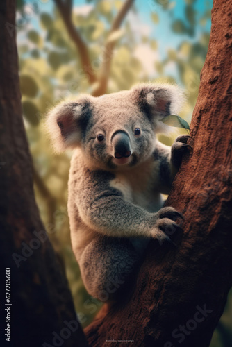 Koala, Wildlife Photography, Generative AI © Vig