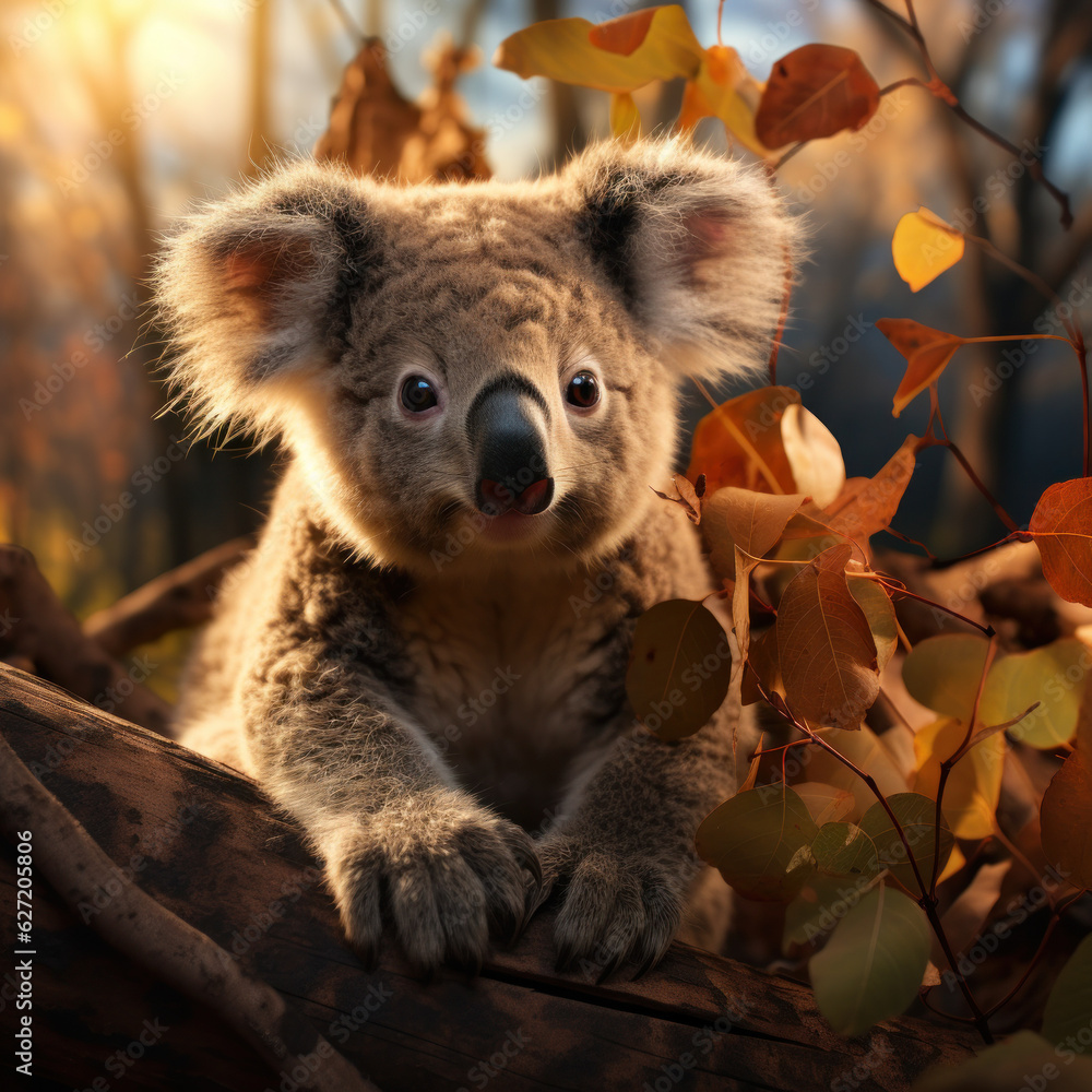 Obraz premium Koala, Wildlife Photography, Generative AI