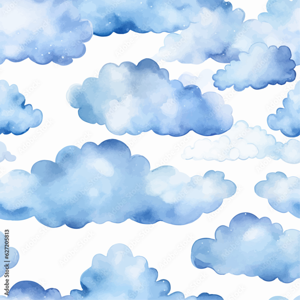 Cloud pattern vector Cloud pattern vector