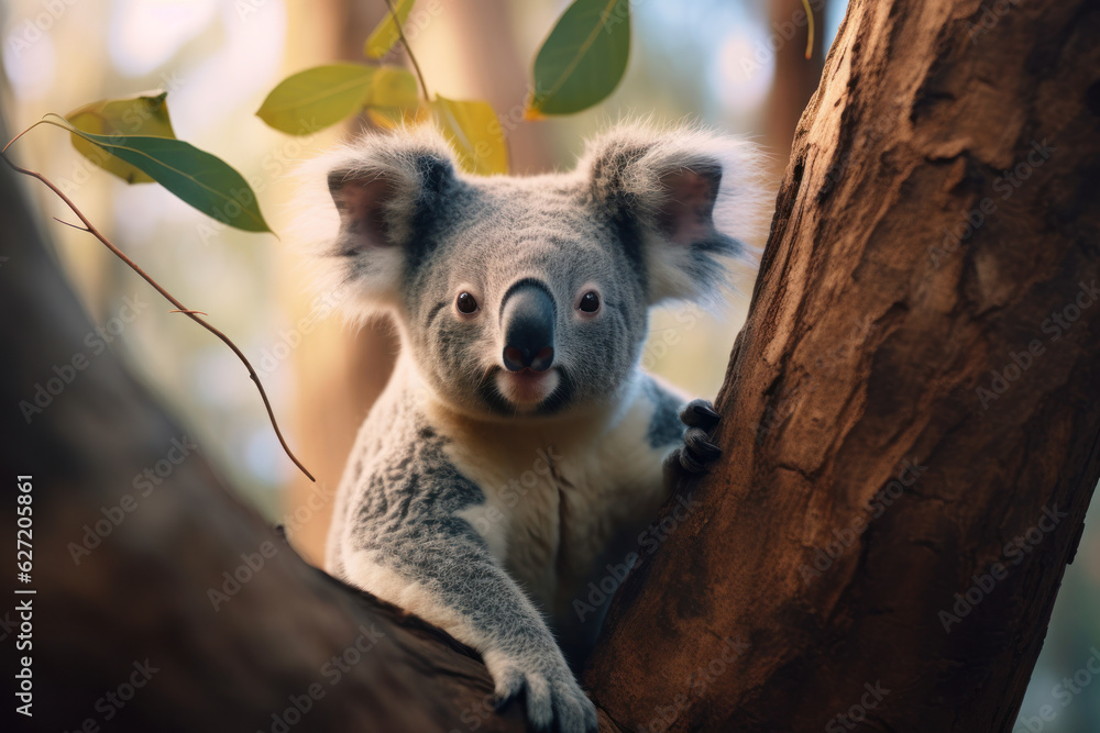 Obraz premium Koala, Wildlife Photography, Generative AI