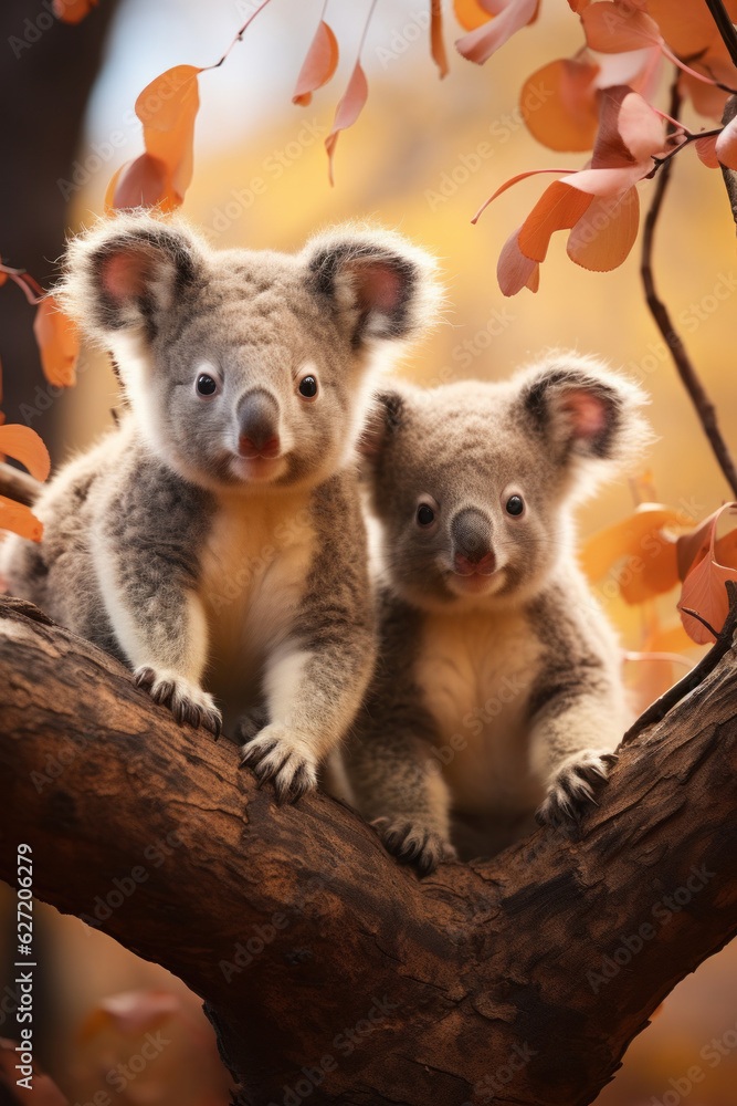 Fototapeta premium Koala, Wildlife Photography, Generative AI