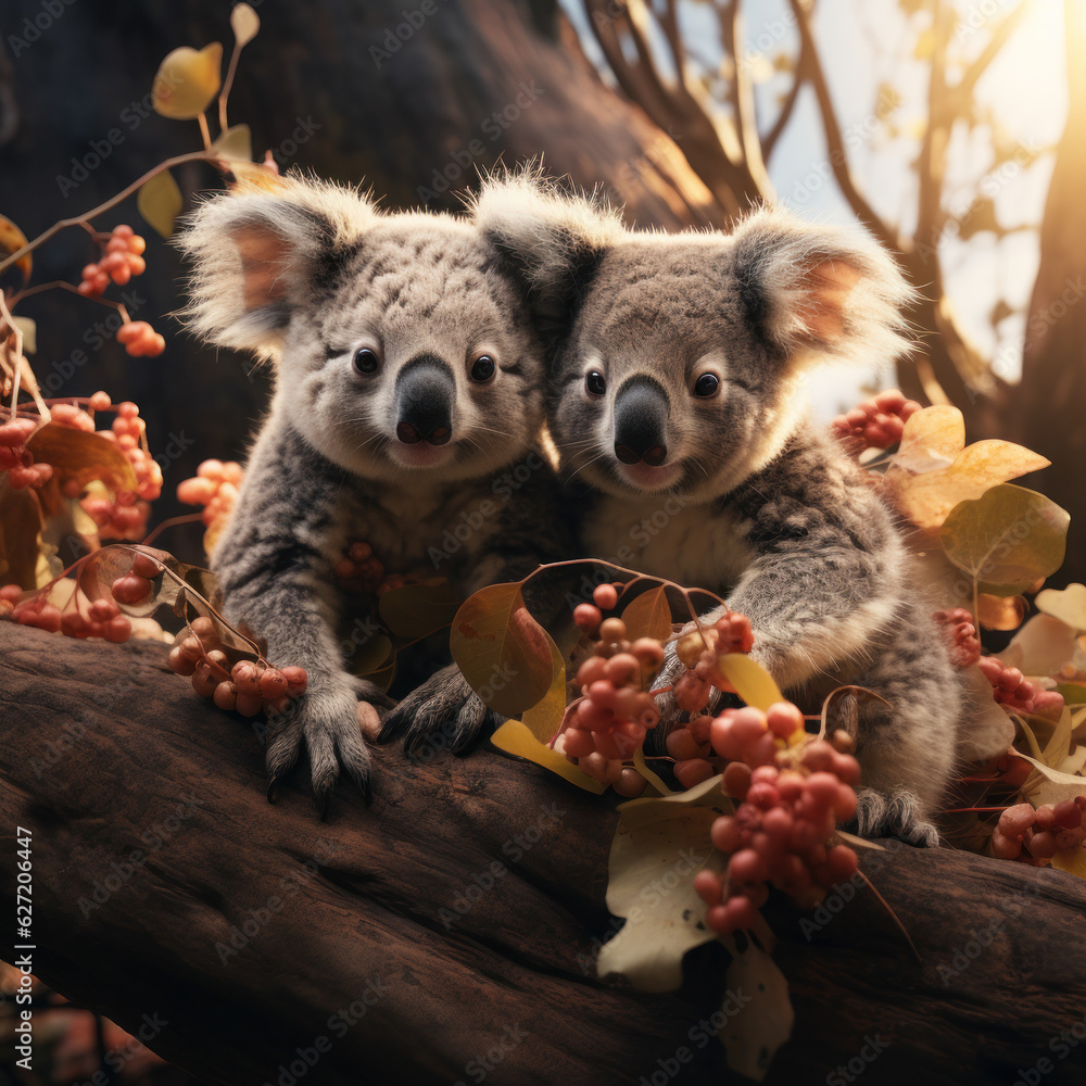 Koala, Wildlife Photography, Generative AI Koala, Wildlife Photography, Generative AI