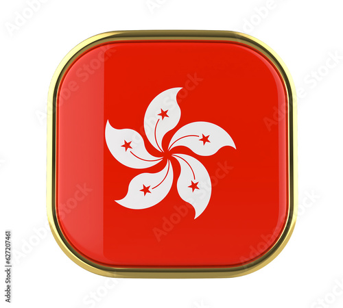 Hong Kong Flag icon 3D