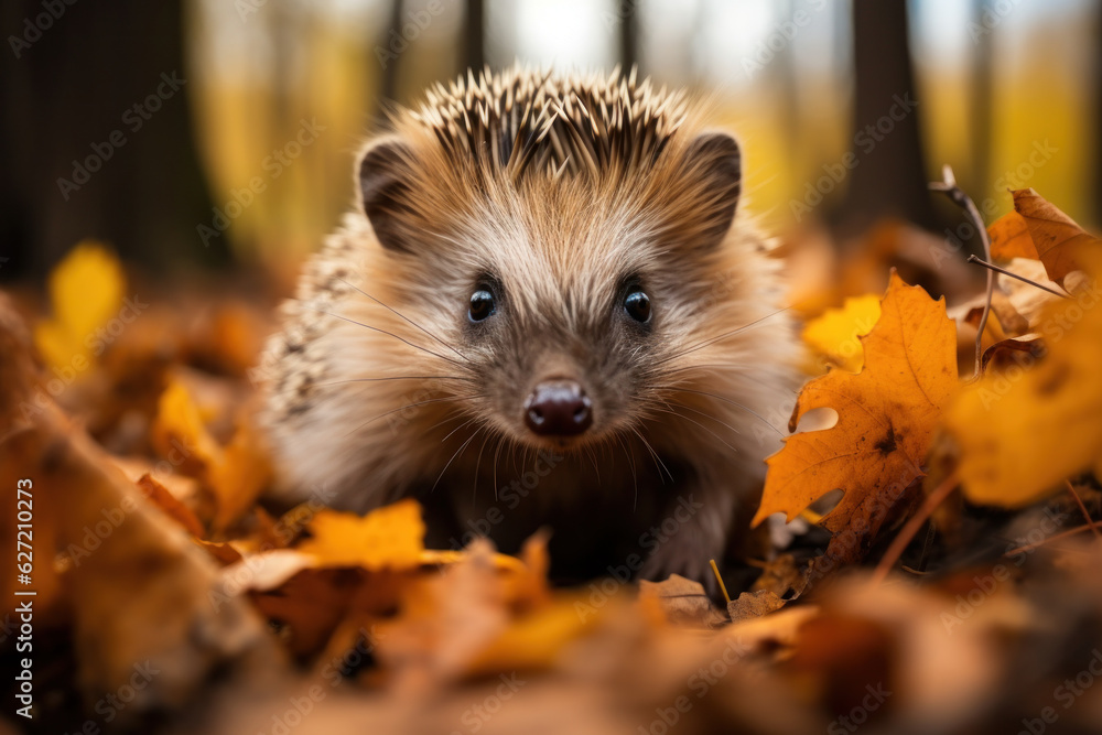 Hedgehog, Wildlife Photography, Generative AI Hedgehog, Wildlife Photography, Generative AI