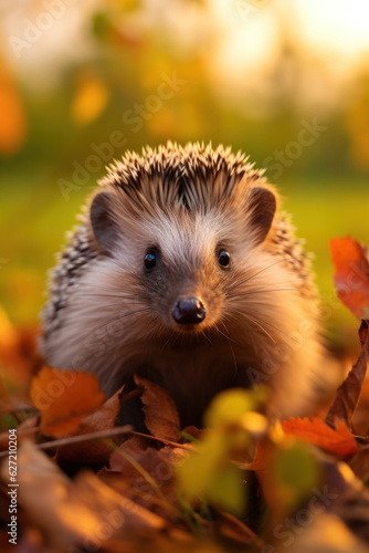 Hedgehog, Wildlife Photography, Generative AI