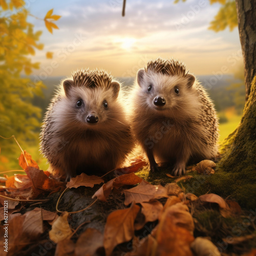 Hedgehog, Wildlife Photography, Generative AI