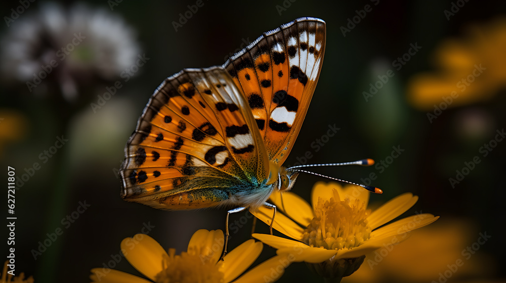 Obraz premium Butterfly on a flower