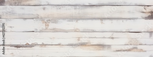 Beautiful light texture of old cracked white wooden boards